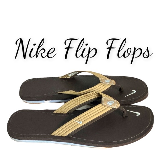 Nike Cortez '72 (314934-241) Brown/Tan Thong Flip Flops - Picture 1 of 13